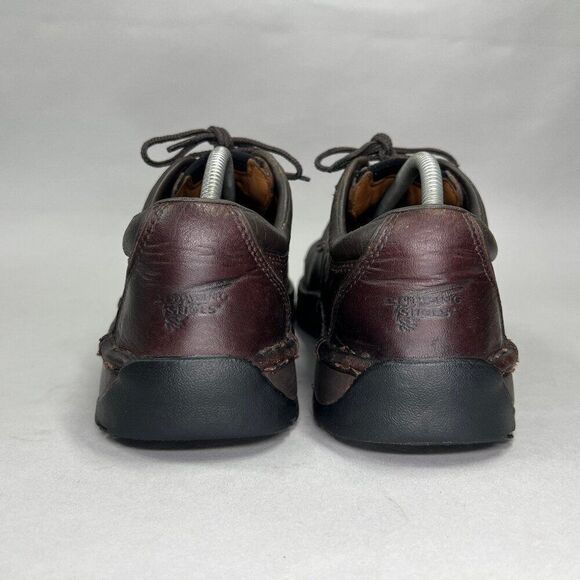 Red Wing Men's Size 9 Brown Leather Steel Toe Lace Up Work Shoes - Picture 5 of 12
